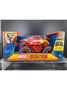 Marvel Iron Man Remote Control Monster Jam Truck 4x4 Off-Road RC